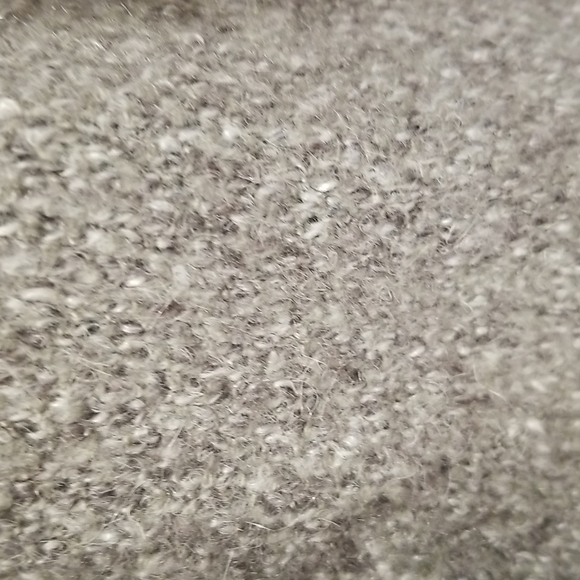 💕LOVE TOKEN💕 Faux Fur Trim Knit Jacket ~ Gray Small S NWT - Picture 7 of 10